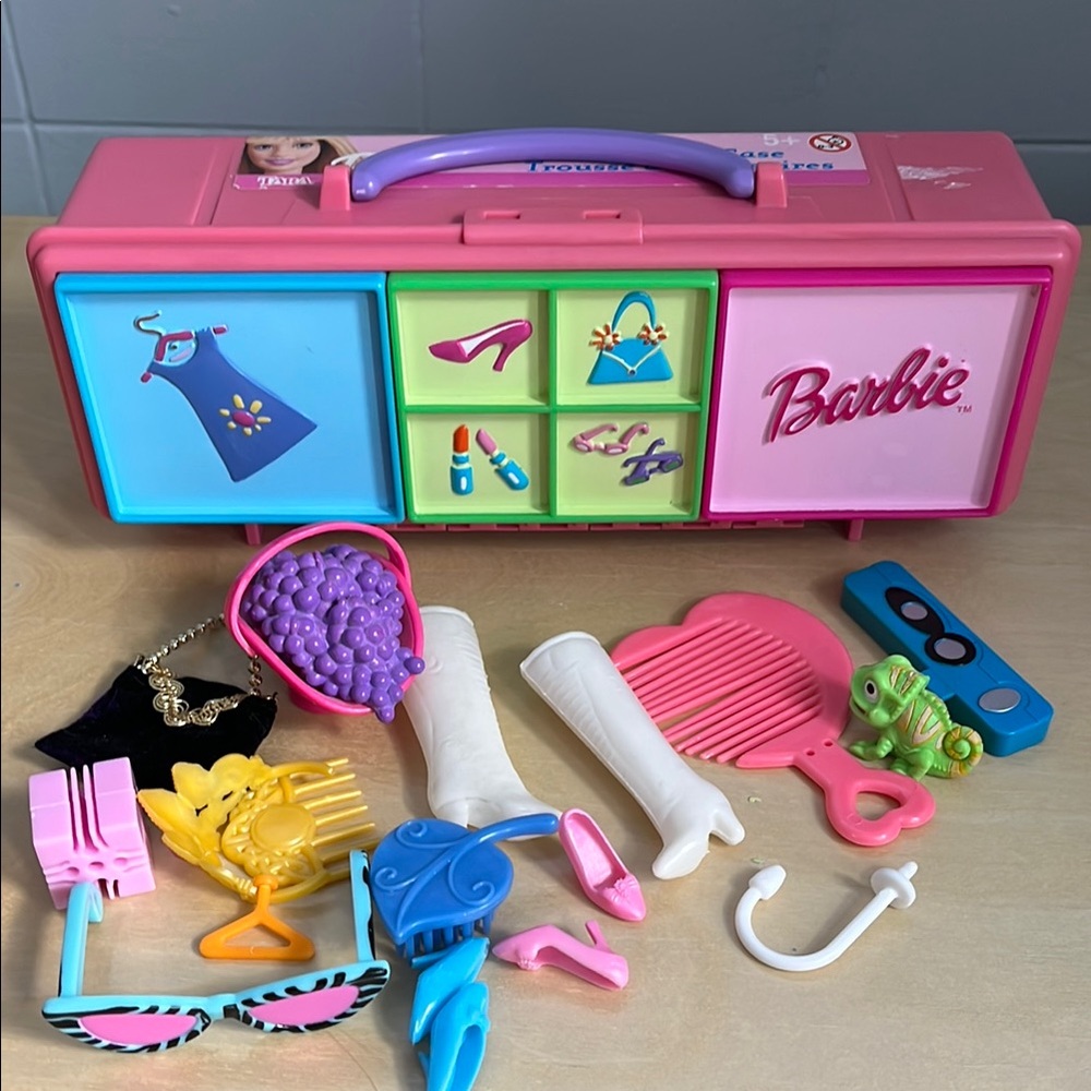 Y2K Barbie Pink & Purple Accessories Case